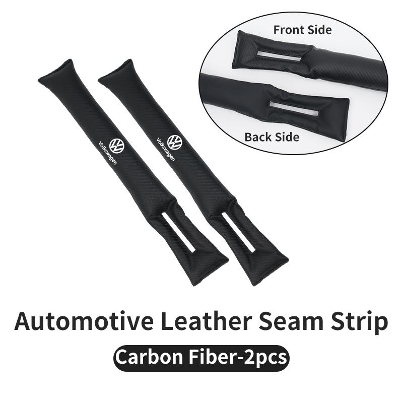 Automotive Two-tone Leather Seam Strip Leak-Proof Auto Seat Gap Plug For VW GTI Polo Passat Scirocco Golf Tiguan GTE Sportcoupe