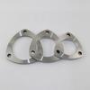 304 Stainless Steel flange universal 51mm 63mm 76mm welded 3-hole movable flange Used for  Automobile exhaust pipe and equipment