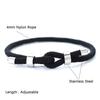 Noter Şanslı Kırmızı Iplik Bilezik Erkekler Için Solmayan Paslanmaz Çelik Ayarlanabilir Kordon Zincir Bilezik Pulsera Roja De Proteccion Joias