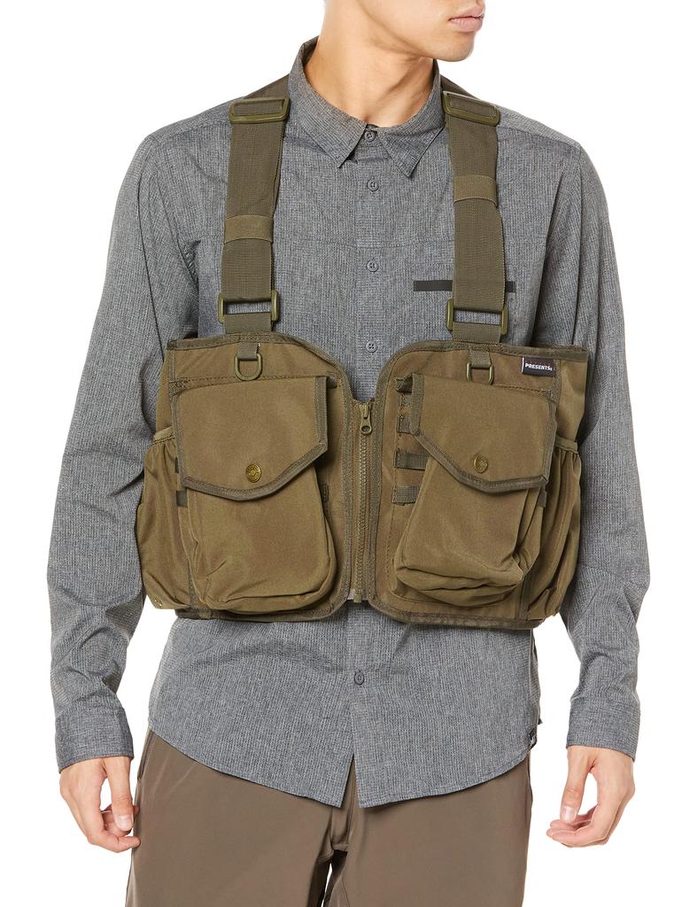 LITTLE PRESENTS Trout Classic Vest Olive Khaki V-25