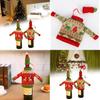 Holiday Knitted Sweaters Wine Bottle Decorations For Christmas Party Decor