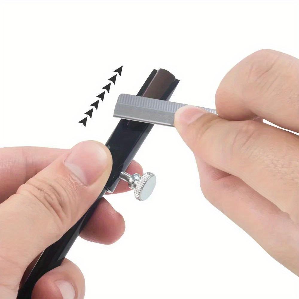 Eyebrow Pen Sharpening Tool Aluminum Alloy Microblading Eyebrow Pencil Sharper Makeup Tool Kits For Beginner Fixing Eyebrow Pen