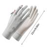 Women UV Sun Protection Gloves Full Finger Touchscreen Ultra Thin Sun Gloves Breathable Ice Silk Cycling Gloves for Summer