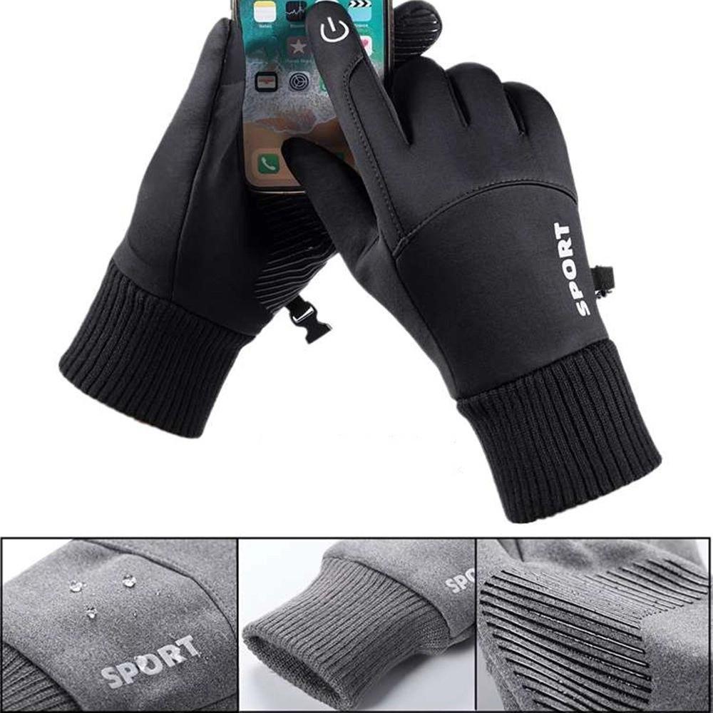 Non-slip  Running Fleece Cycling Accessory Men's Gloves Sports Mittens Motorbike Gloves