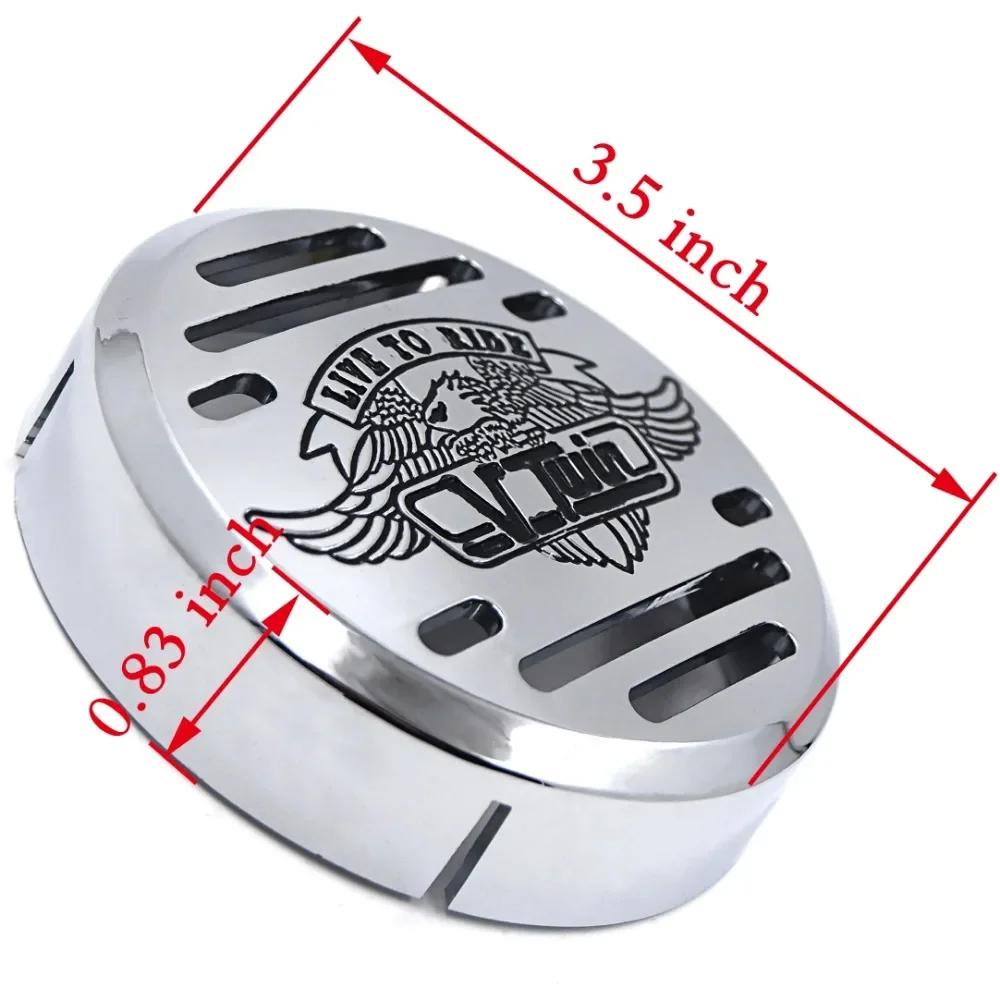 For Motorcycle Kawasaki Vulcan 800 Yamaha V-Star 650 1100 Classic Silverado BLACK Horn Cover