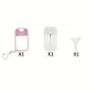 3-delige set (Spuitfles en Etui en Trechter) Draagbare Navulfles Mini Sprayfles Fijne Nevel Reis Toner Hydraterend Parfumfles