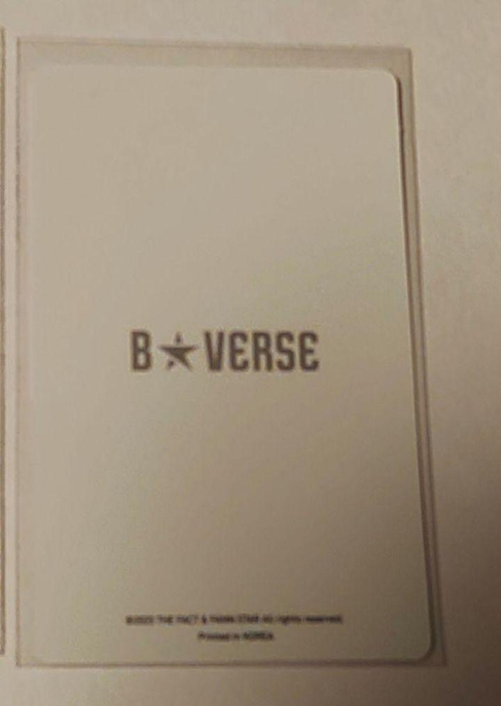[USED] BTS BVERSE Jungkook Trading Card Admission Bonus Osaka Photo Card