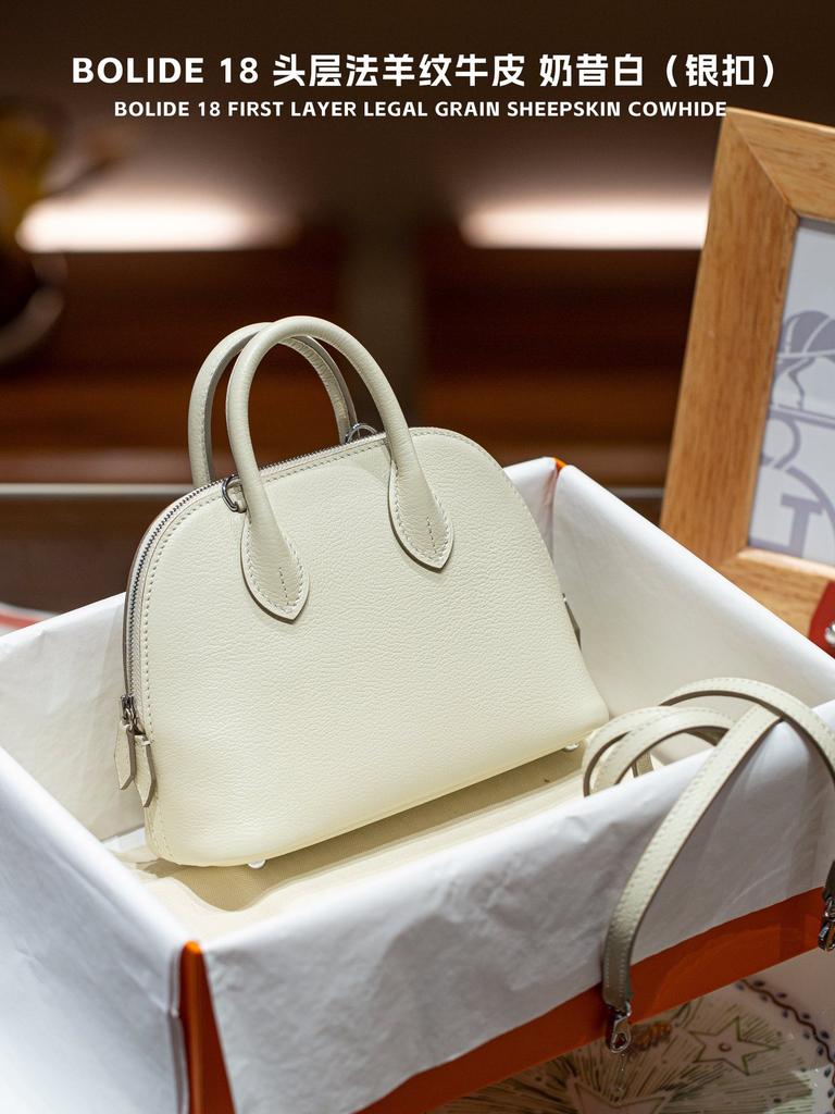 Lagerfeld Bolider 18cm Achseltasche Vollrindleder Halbhandgefertigt Handgenäht Temperaturerhaltungsball Echtes Leder Patchwork Damen Tasche