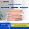Cable De Tierra Trenzado De Aluminio Revestido De Cobre Para Bandejas Portacables, Con Accesorios Incluidos.