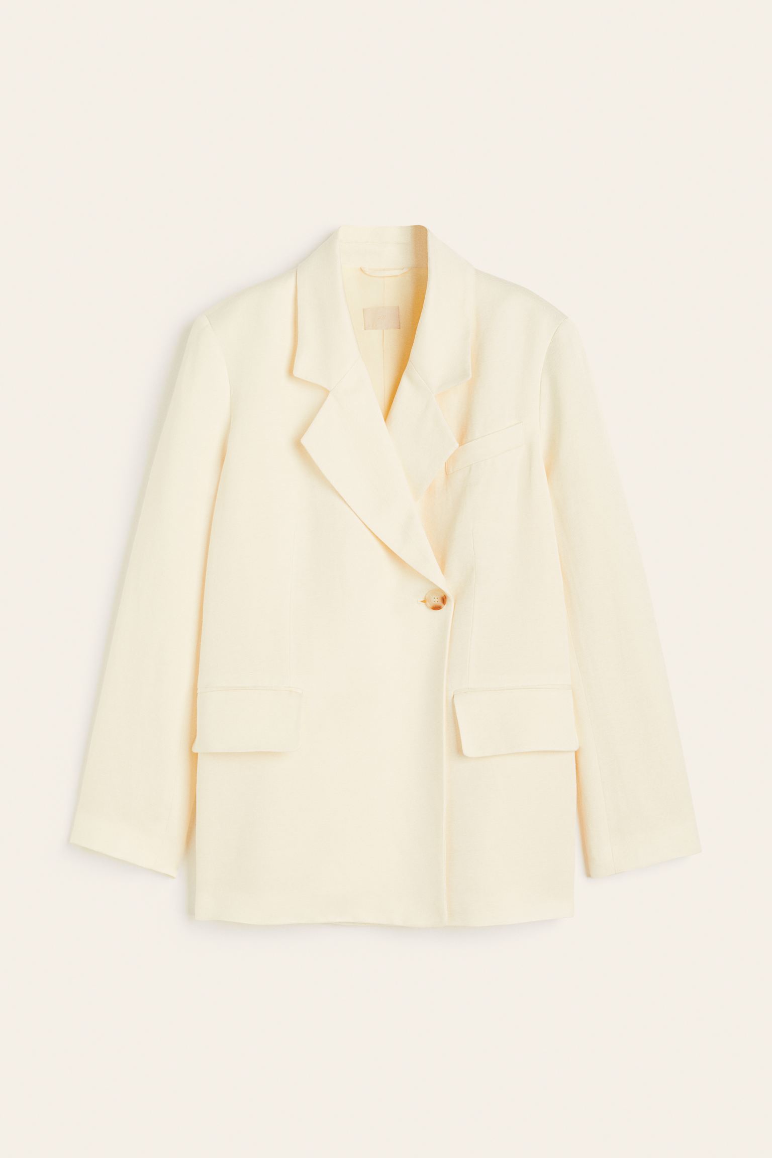 

Двубортный пиджак из смесового льна