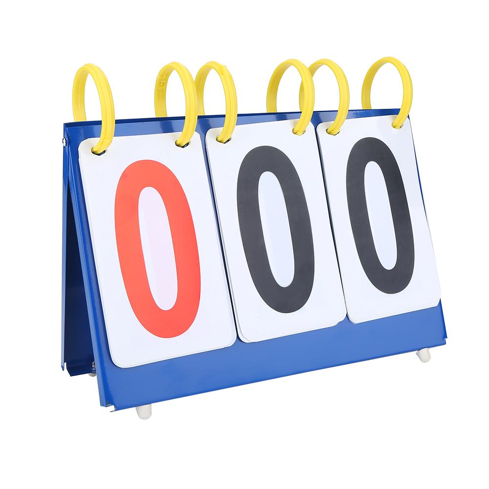 Portable Flip Sports Scoreboard Score Conuter for Table Tennis Basketball (3 digit)