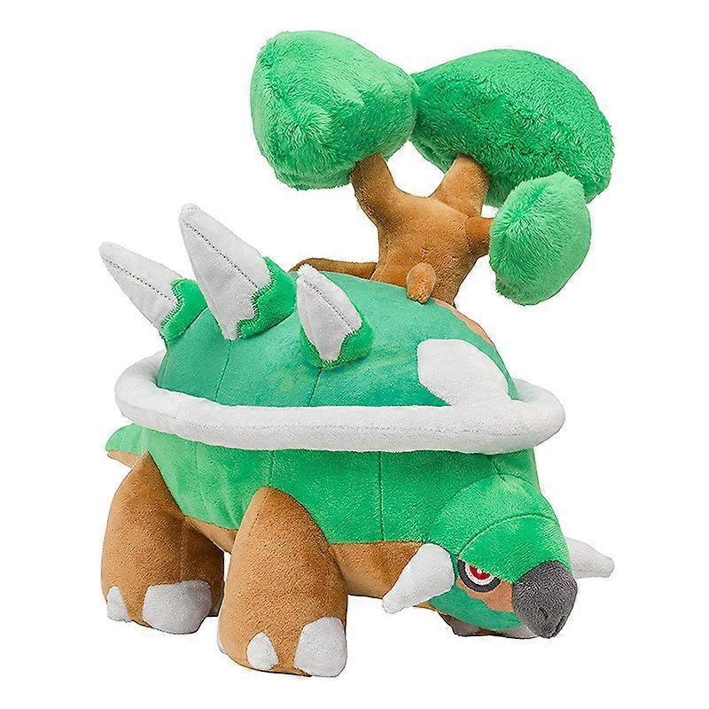 30cm Plyšová bábika Torterra Pokemon Peluche Plnená hračka Turtwig Grotle Kreslená korytnačka Vianočný darček