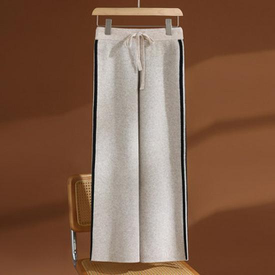 Men's Thickened Cashmere Sweater, 7-Gauge Knit, Round Neck, Plain, Autumn-Winter Base Layer.