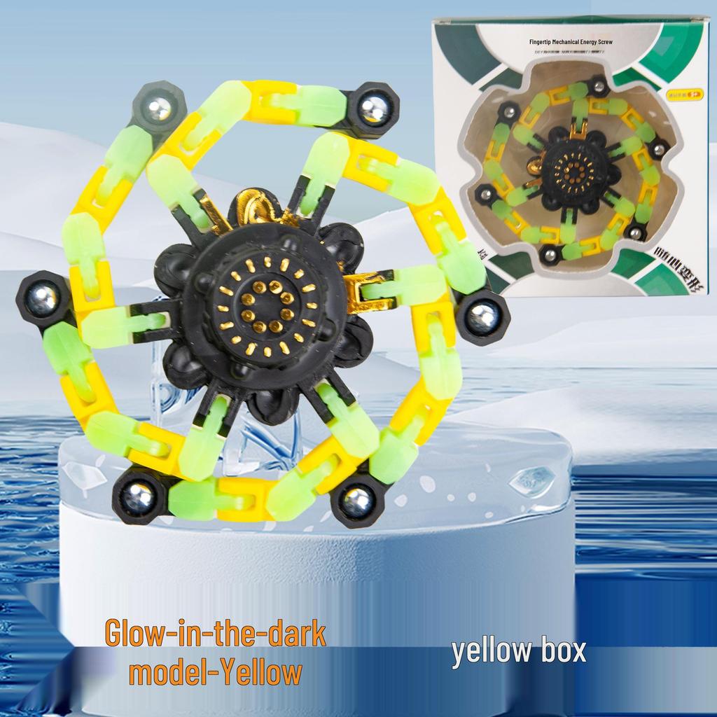 Kids' Transforming Luminous Gyro Decompression Fidget Toy