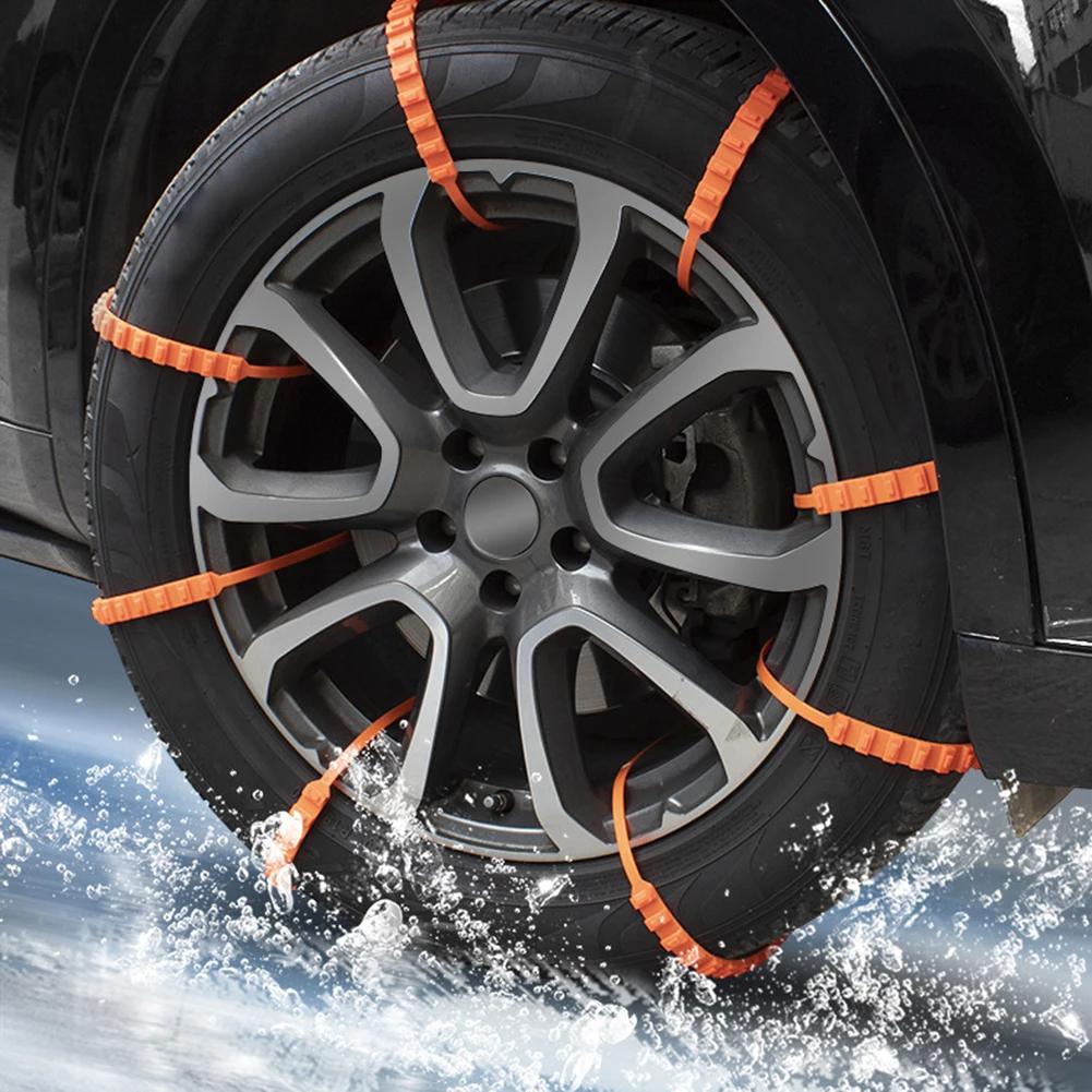 10/20/40Pcs Anti Skid Snow Chains Car Tire Wheels Chains Winter Outdoor Snow Tire Emergency Anti-Skid Auto Wheels Accessories