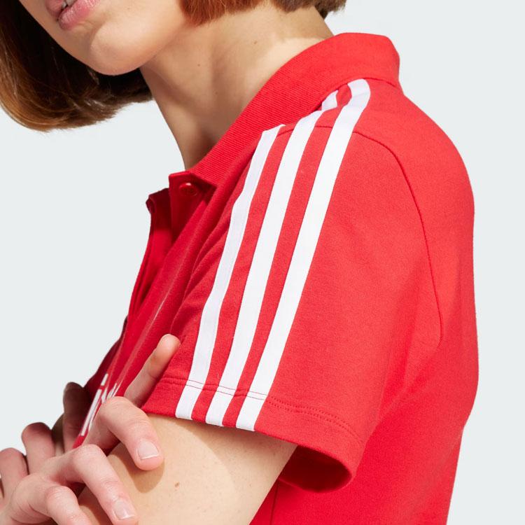Adidas Originals Trefoil Football Dress With Letter Print And Logo Women Dress Light-Crimson IR9787