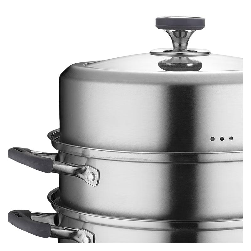 ASD 3-Tier Stainless Steel Steamer Pot