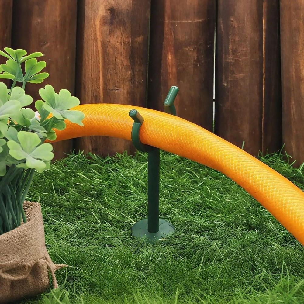 10PCS Plastic Garden Hose Holder Stable Multipurpose Plant Protection Holder Decorative Spike Hose Guide RV Parking