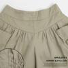 Women Shorts Elastic High Waist Wide Leg Casual Short Pants with Pockets Solid Color Loose Fit Casual
