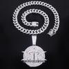 European and American English Letters KINGS Full of Diamonds KK Pendant, Hip Hop Rap Hiphop Cuban Chain Accessories
