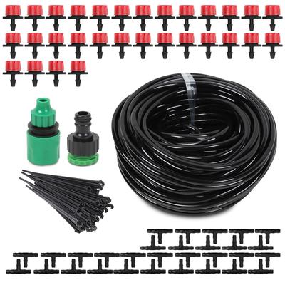 25M Automatic Watering  Drip Irrigation System Dripping Watering Kit With 30 Dripper 4/7 Inch Hose