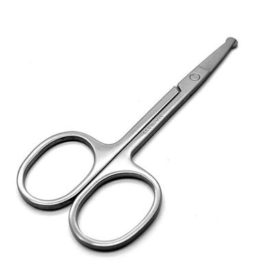 1Pcs Makeup Scissors Small Stainless Steel Nose Hair Scissor Rounded Eyebrow Eyelashes Epilator