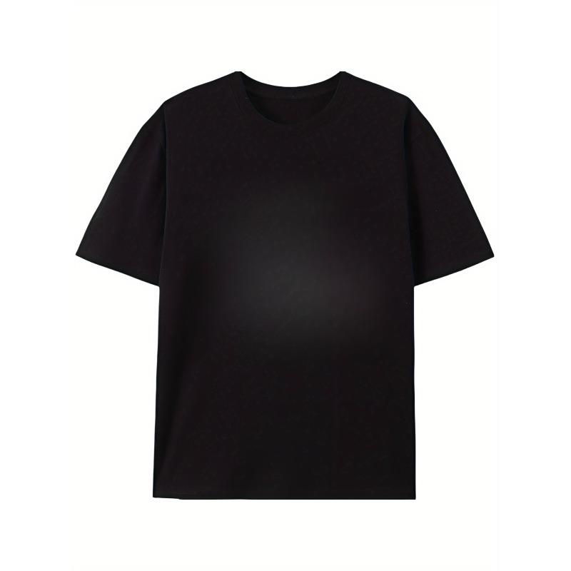 European sizes Men's Soft Black  Moisture-Wicking T-Shirt - "THEY NOT LIKE US" Colorful Brushstroke Graphic Tee