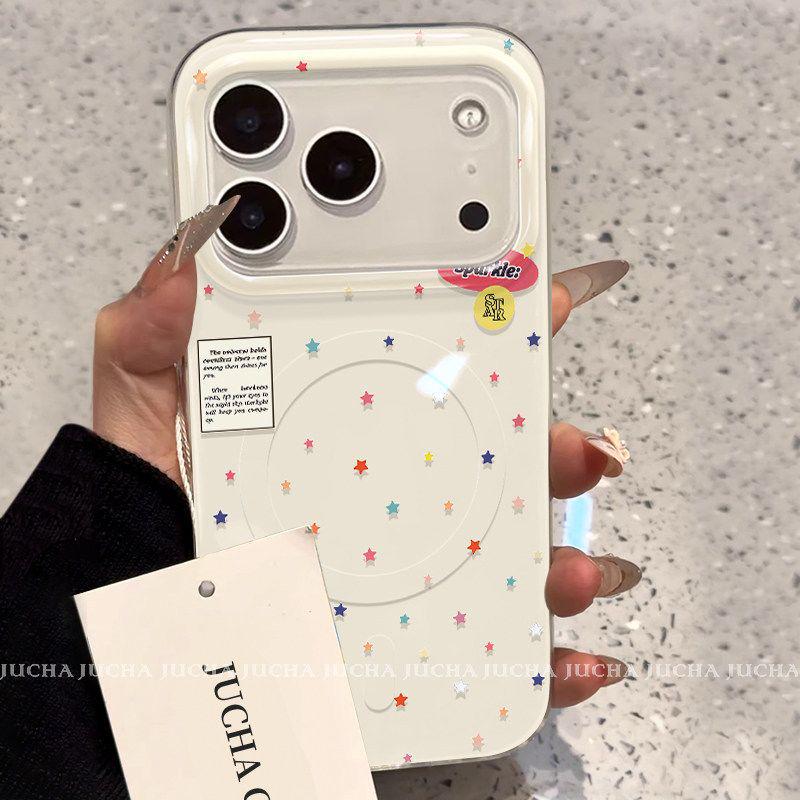 Cartoon Starry iPhone Case: Compatible with iPhone 14, 15, 16, 17 Pro iPhone 17 Pro