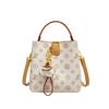 Light luxury niche bag women 2025 new super fire commuter old flower bucket bag foreign style versatile messenger bag