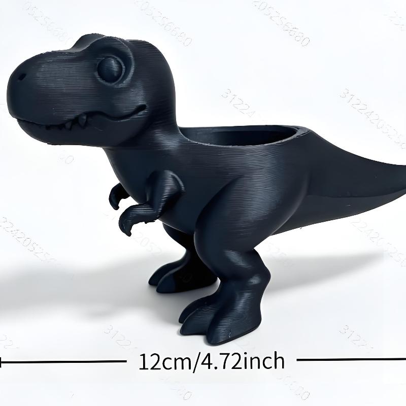 3D Printed Dinosaur Flowerpot Unique Novelty  Pot Cute Desktop Decor for Office Living Room Home Decoration