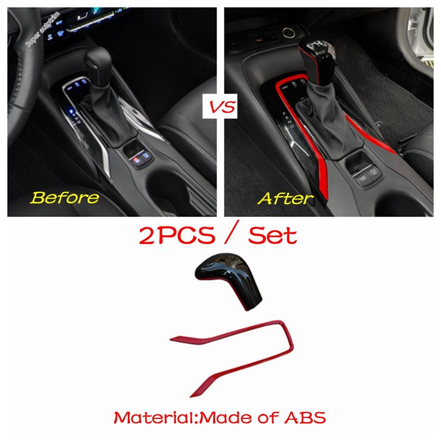 Center Control Gear Shift Panel Head Knob Cover Trim For Toyota Corolla Cross XG10 - 2025 / Corolla - 2025 Accessories