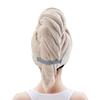 Toalha de cabelo em microfibra extra grande ultra absorvente com fecho de elástico, toalha de cabelo de secagem rápida tipo turbante