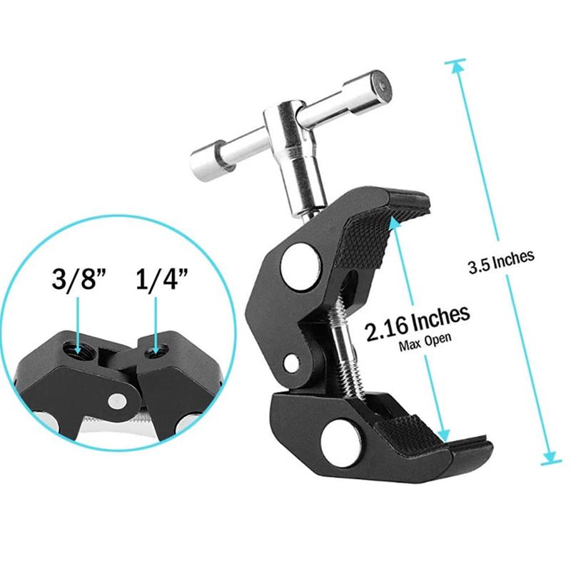 Magic Articulated Arm 32" Bracket for Gopor DSLR Camera Camcorder Smartphone Clamp Wall Mount Mini Tablet Webcam Video Studio