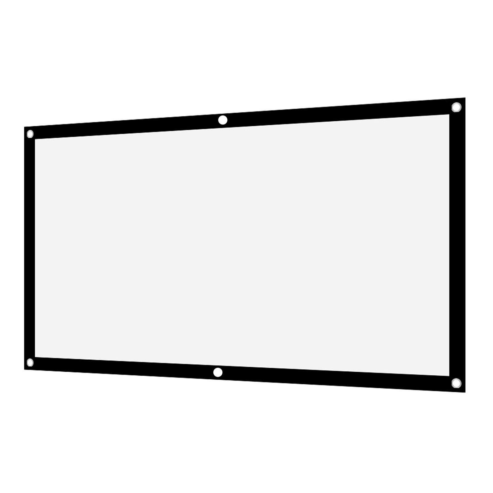 Painter 16:9 Verduisterend Draagbaar Kreukvrij Zacht Wit Polyester Projectorgordijn Projectiescherm 60 Inch
