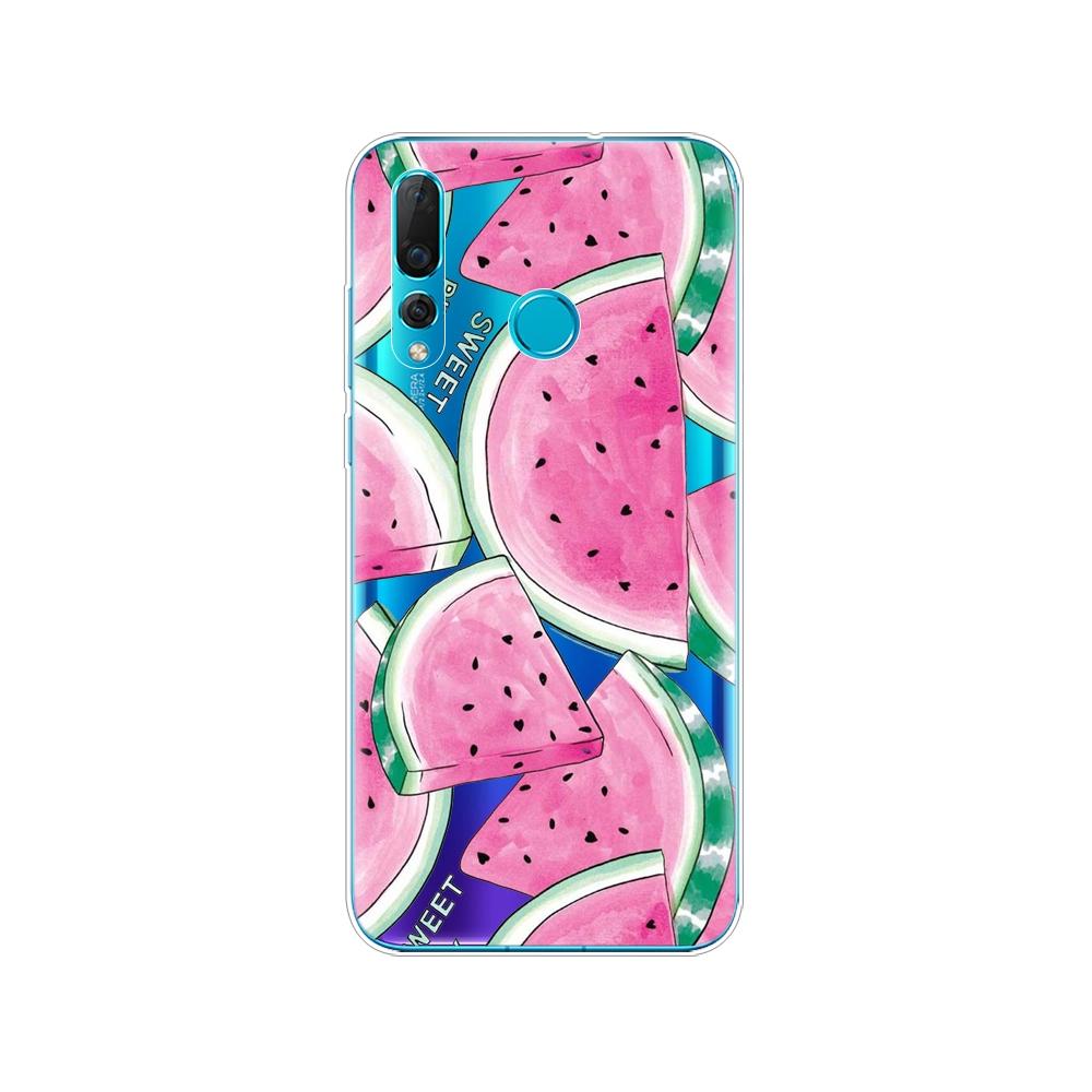 Mobile Silicon Phone Bag Case For Huawei Nova 4 4e Case Soft TPU Back Phone Cover For Nova4 nova4E Cover Protective Back Cover
