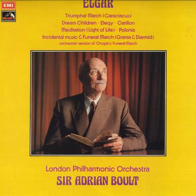 LP Schallplatte ELGAR, ADRIAN BOULT, LONDON PHILHAR - Elgar Orchestral Music ASD3050 EMI Japan Klassik Gebraucht