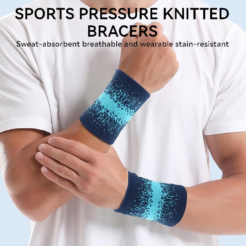 Breathable Wrist Support Absorb Sweat Pressurized Anti-Sprain Wrist Guard Sports Fitness Wear-Resistant Dirt-Resistant Men Women