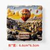 Turkey Fridge Stickers Cappadocia Souvenirs Istanbul Hot-air Balloon Fridge Magnets Home Decoration Wedding Gifts