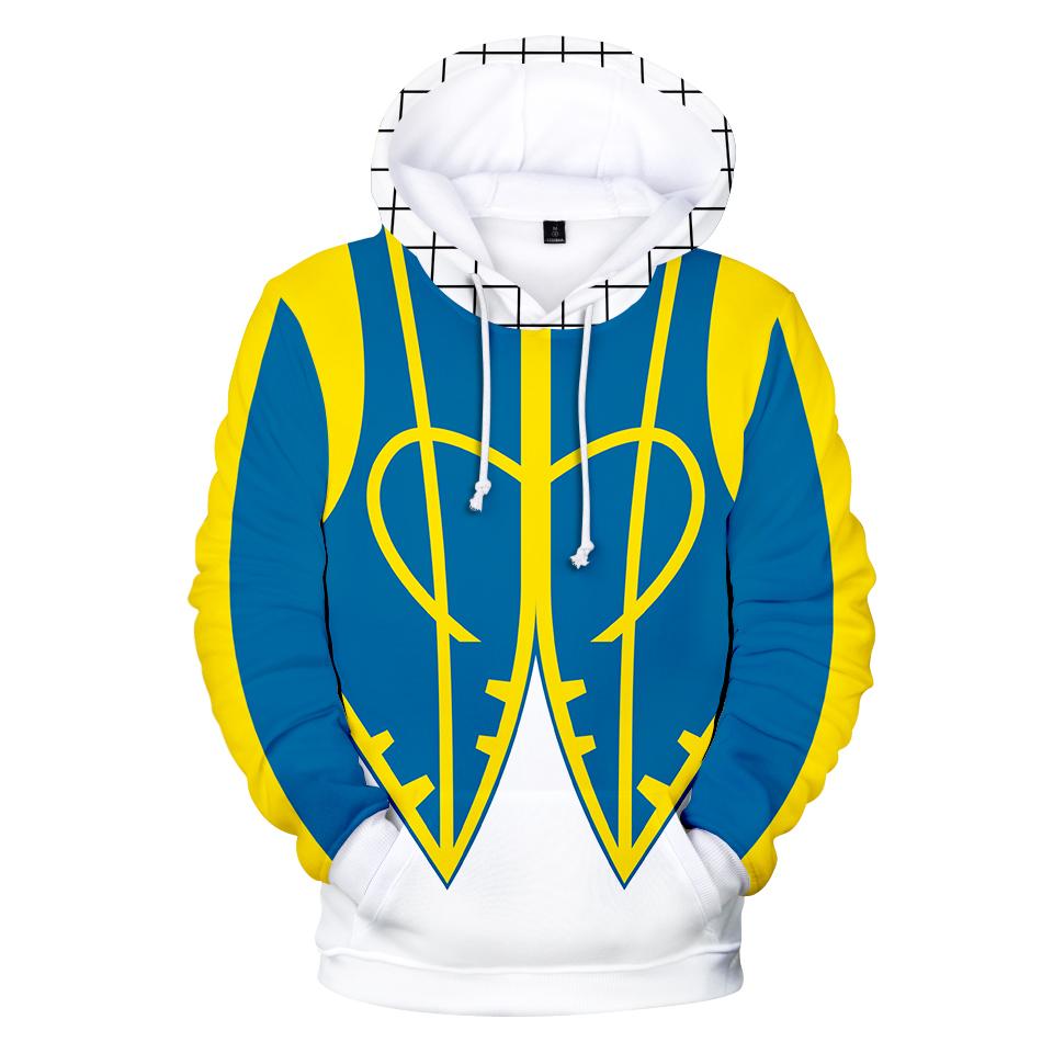 Podzim Zima 3D tisk Anime Fairy Tail Cosplay Mikiny Mikiny Kluk/dívka Neformální mikina Fairy Tail Pulovry