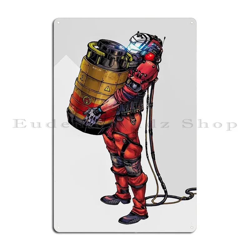 Titanfall Metal Plaque Poster Garage Painting Designs Cinema Garage Tin Sign Poster 20X30CM