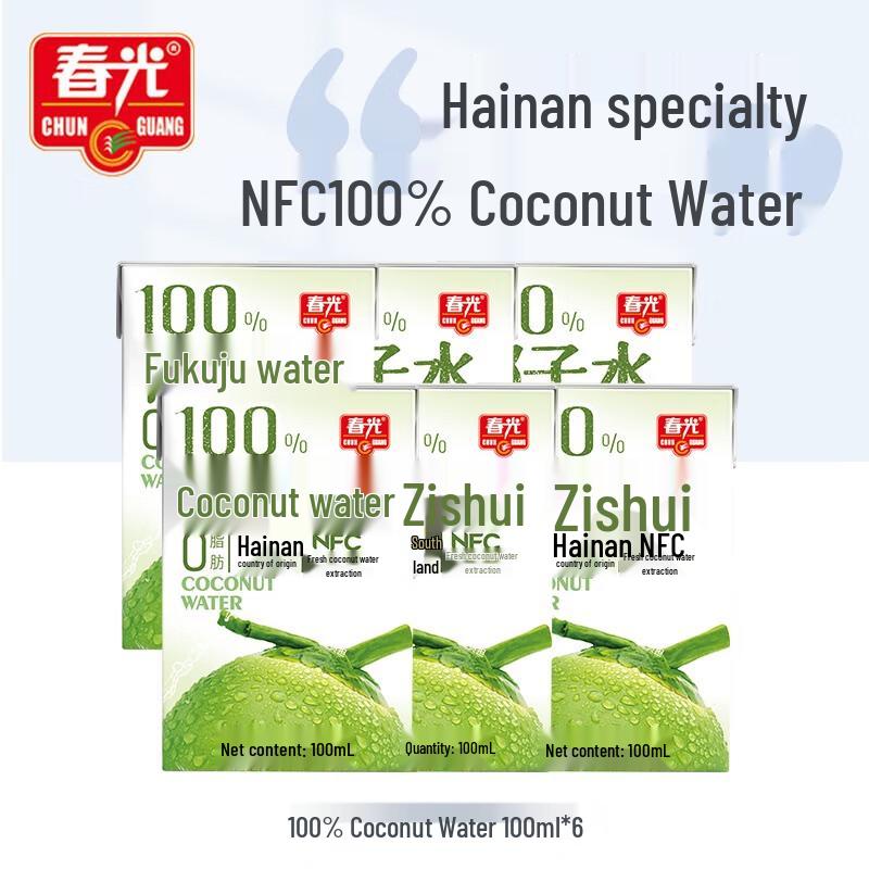 Chun Guang 100% Pure NFC Coconut Water (12x100ml)