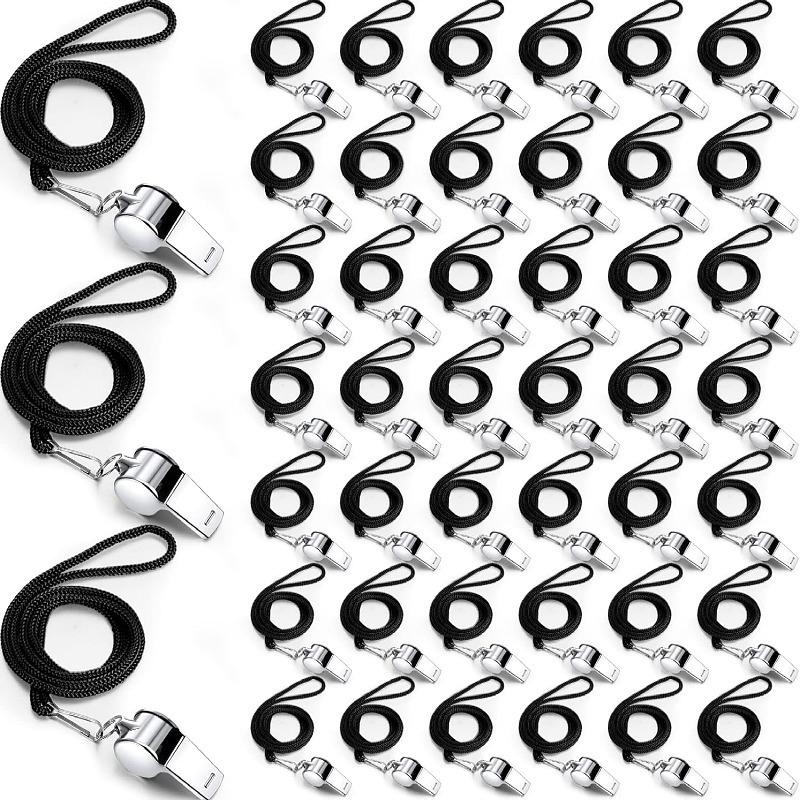 

Прочный свисток для судейства соревнований и выживания на открытом воздухе, с обмоткой края и шнурком