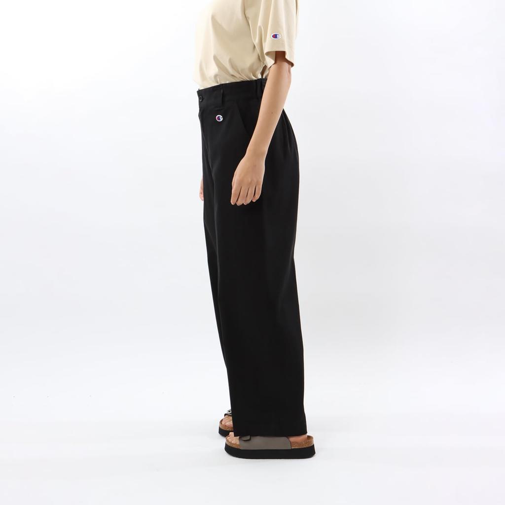 One Point Logo Long Pants Casual Black [Champion] Women's CW-Z206