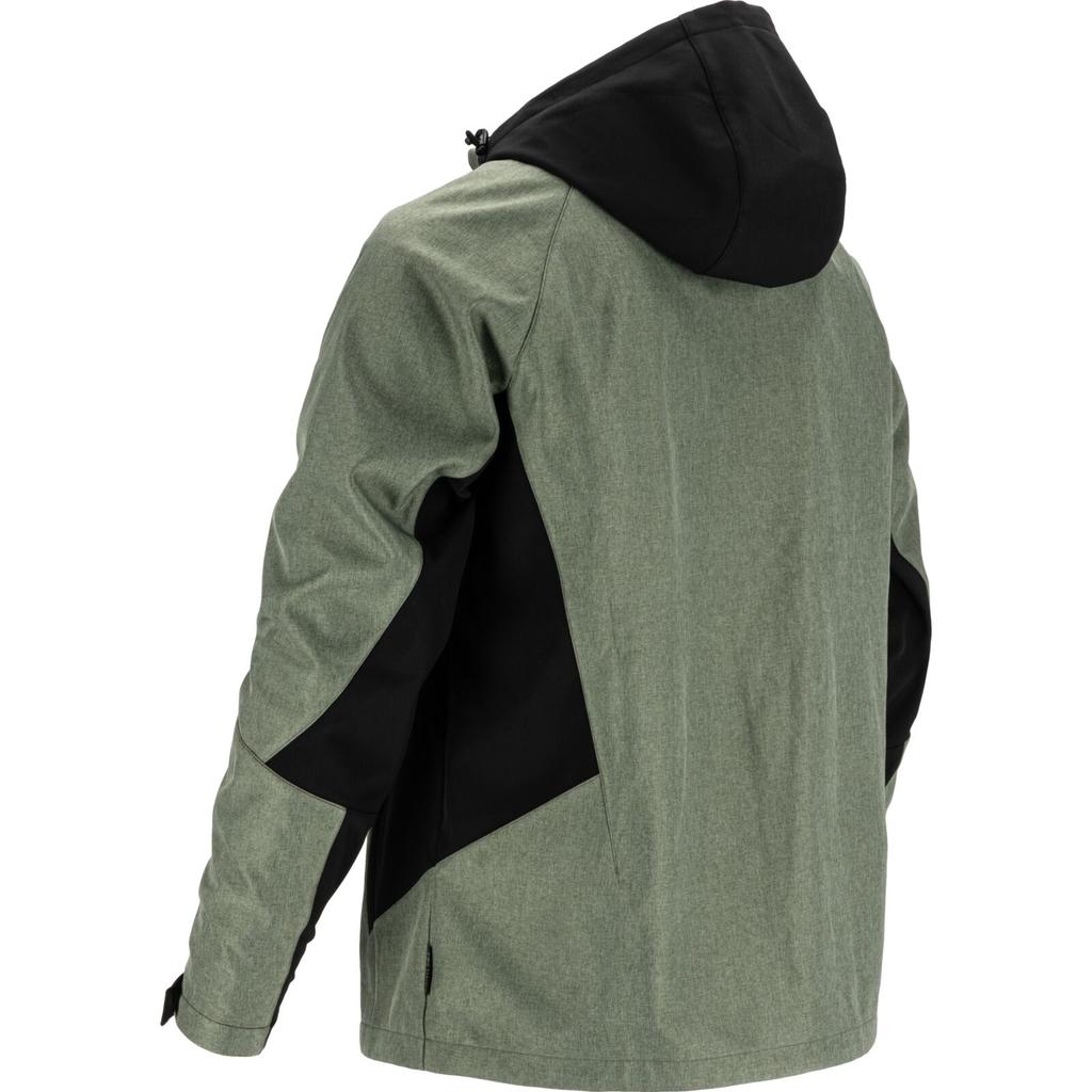 Softshell Jacket With Hood, Green and Black, "2Xl", Ce, Lahti