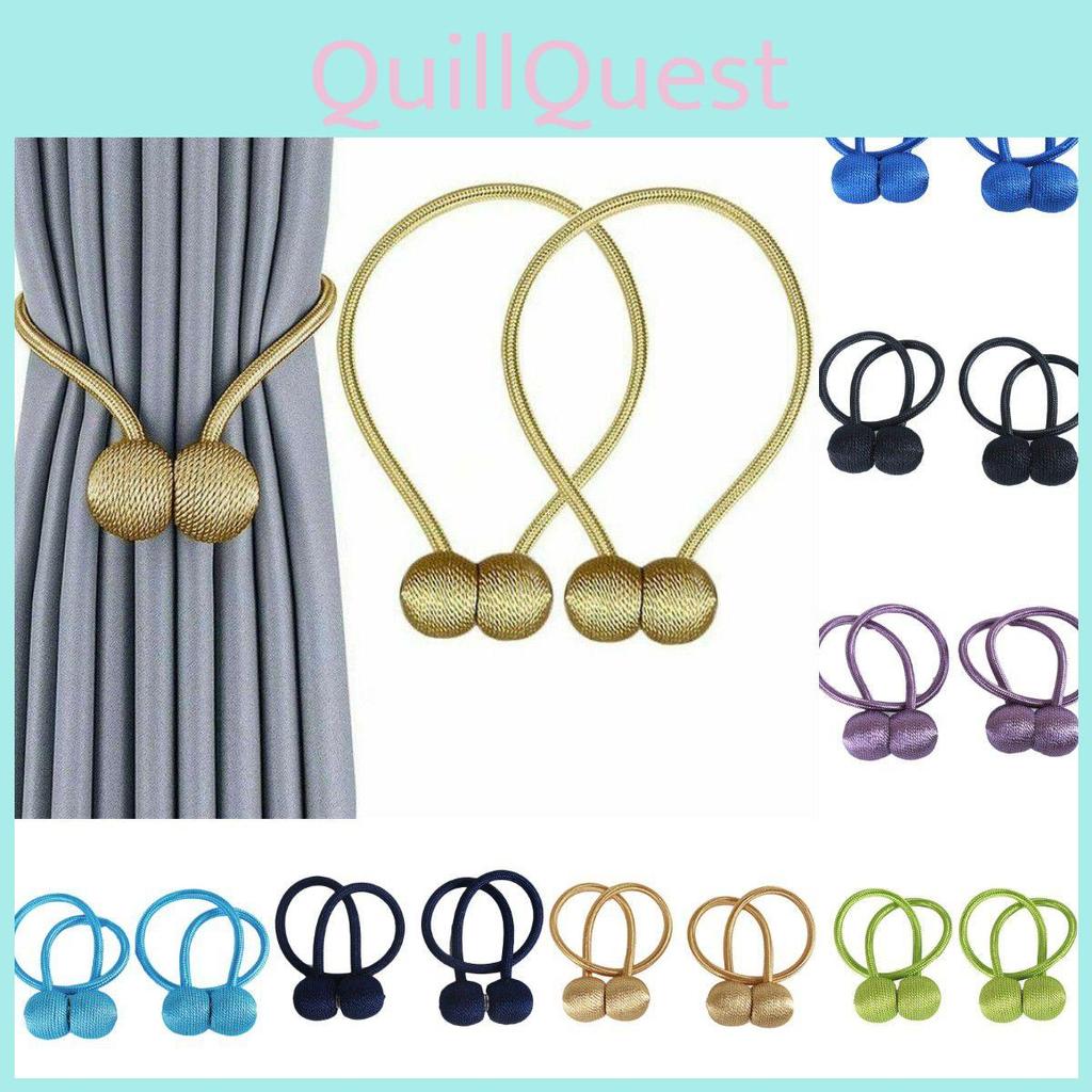 Elegante magnetische Vorhanghalter für schlichte Vintage-Heimdekoration