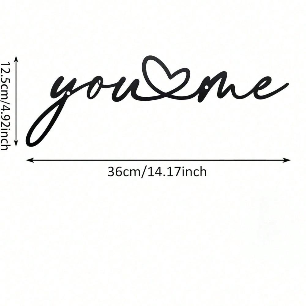 Wrought Iron Wall Art for Home and Garden Christmas Easter Holiday Metal Decorations 36x12.5