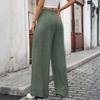 Women's Straight Pants Fashion Casual Pants Nine Point Harlan Pants