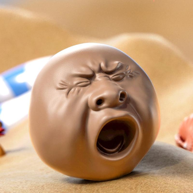 Gesichts Gähnen Wasserspray Spielzeug Lustiges Ornament Kreativer Spaß Kneifen Entspannendes Spielzeug Tischdekoration Geburtstag Feiertag Besondere Geschenke