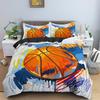 3D Football Print Duvet Cover Queen/King Size Soccer Sport Bedding Set for Boy Kids Gifts Ball Game Theme Quilt Cover Pillowcase