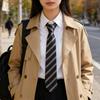 Cravatta a Righe JK alla Moda Cravatta Regolabile Accessorio per Collo per Donne Uomini Adolescenti Accessori per Uniformi Aziendali e Scolastiche